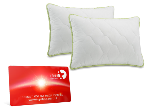 Две Aloe Vera Класични перници и Клуб 5* членство
